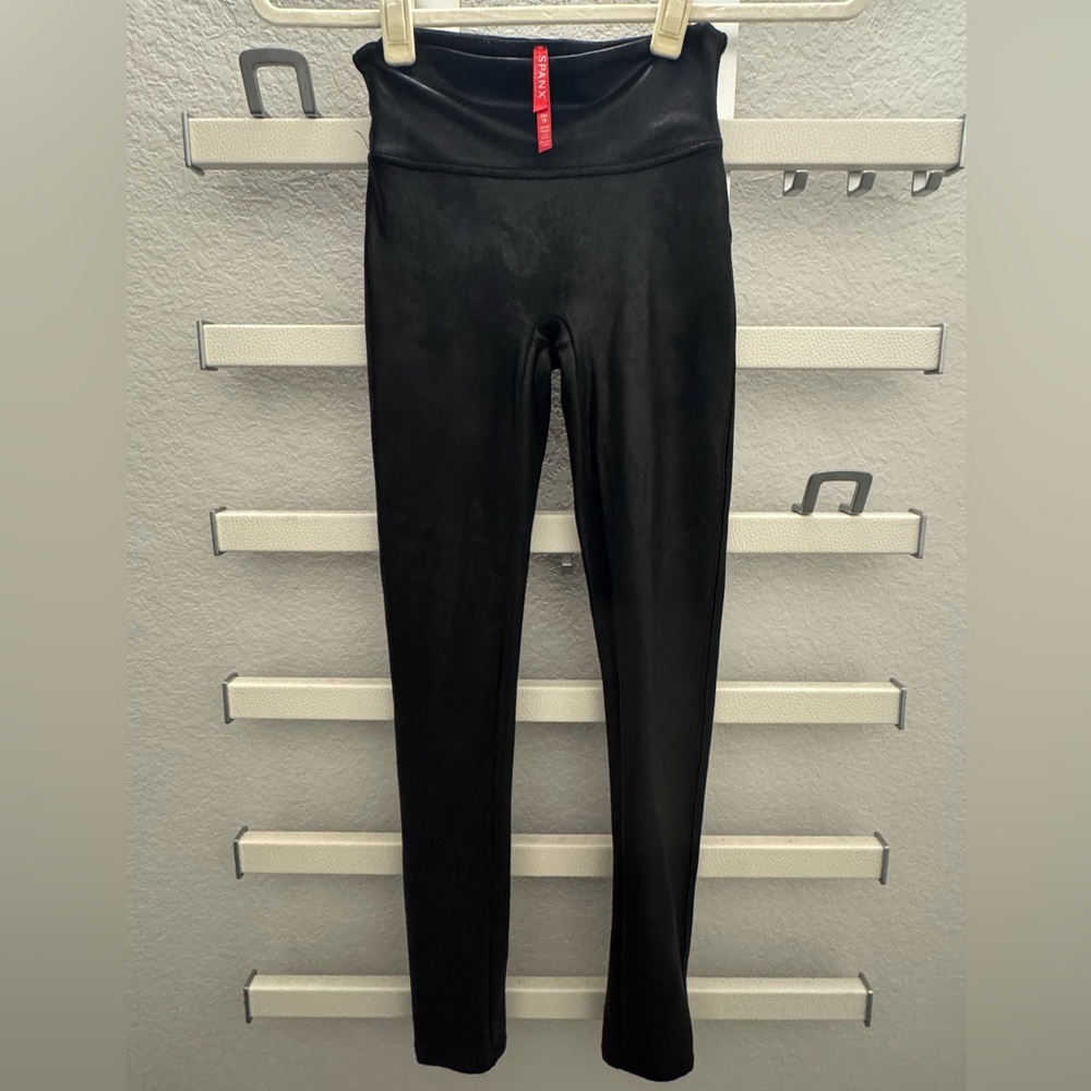 Spanx by Sara Blakely Faux Leather Leggings - Picture 2 of 5